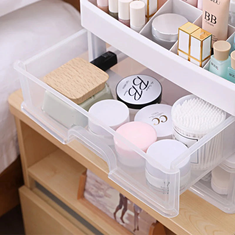 Drawer Desktop Cosmetic Storage Box | Makeup Organizer