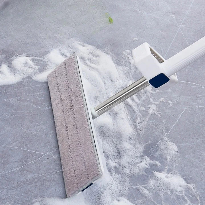 Large Panel Hands-Free Flat Mop | Foldable Bucket Set