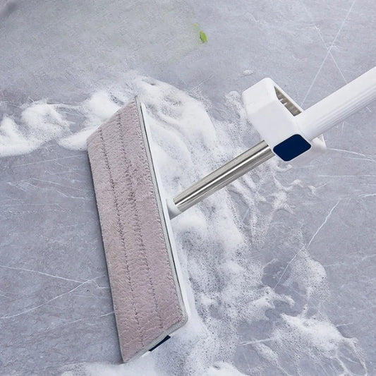 Large Panel Hands-Free Flat Mop | Foldable Bucket Set