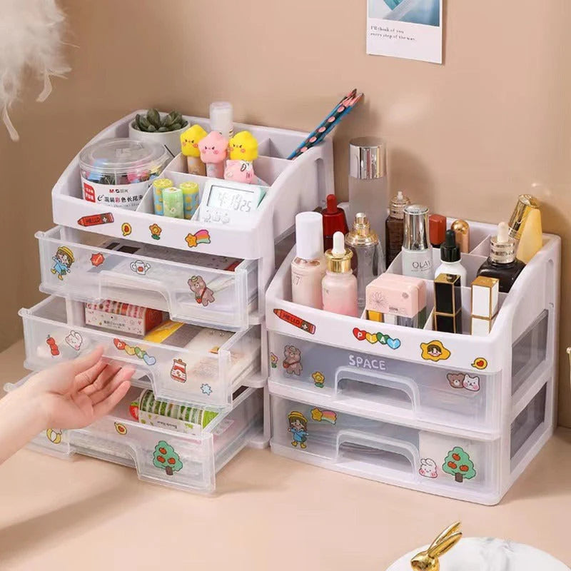 Drawer Desktop Cosmetic Storage Box | Makeup Organizer